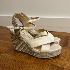 Jimmy Choo Dellena 100 Noe White